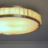 Fine French Nickel and Glass “Queen’s Necklace” Ceiling Light by Perzel