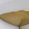 Set of 4 Fine French Art Deco Brass and Frosted Glass by Perzel
