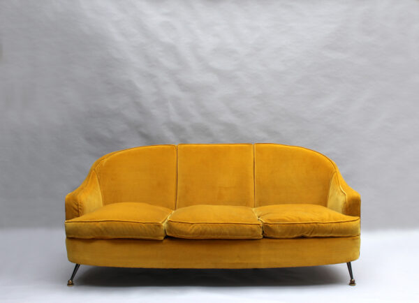 Fine French Mid-Century Sofa by Leleu - Image 2