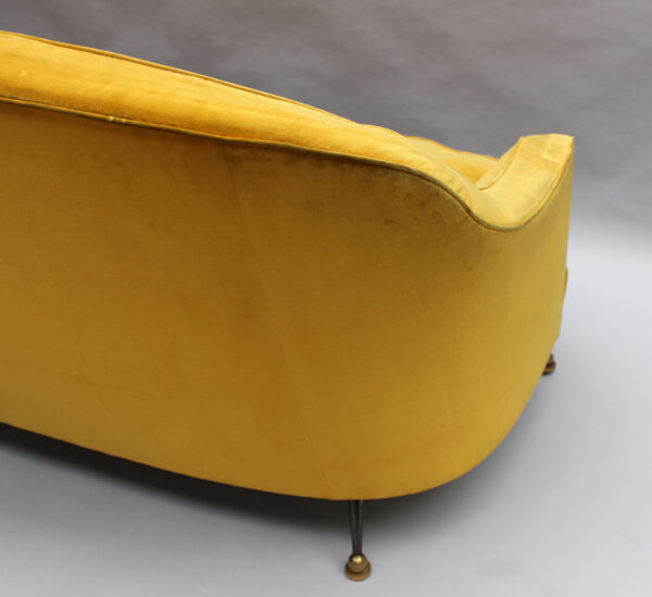 Fine French Mid-Century Sofa by Leleu - Image 12