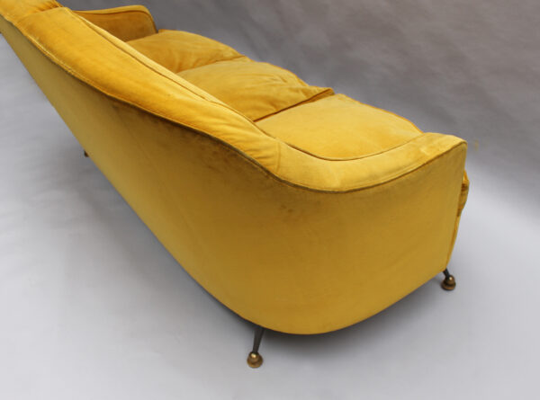 Fine French Mid-Century Sofa by Leleu - Image 13