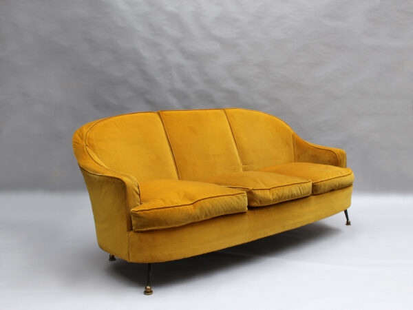 Fine French Mid-Century Sofa by Leleu - Image 6