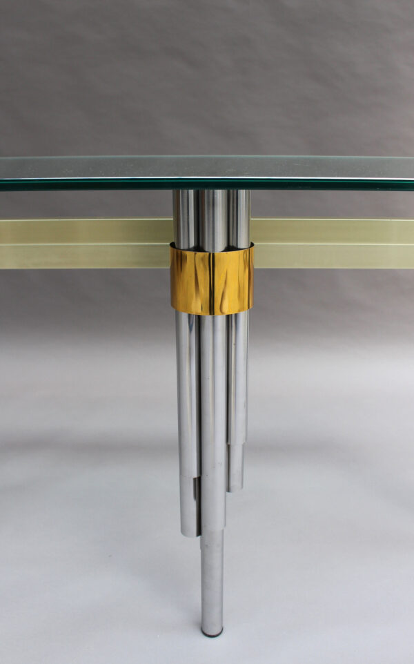 Fine French 1970s Sofa Table / Console by Philippe Jean - Image 12