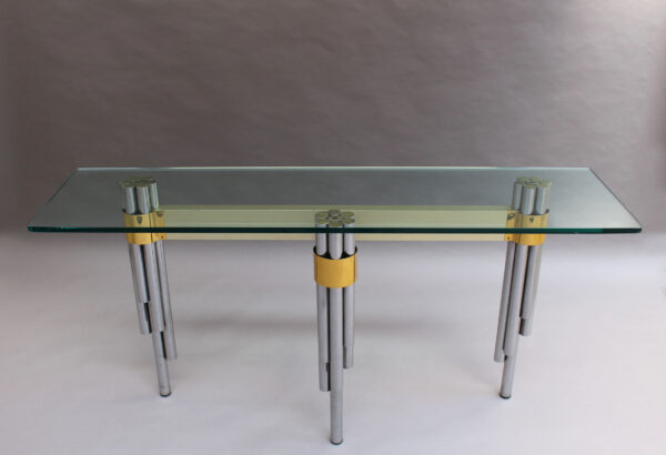 Fine French 1970s Sofa Table / Console by Philippe Jean - Image 8