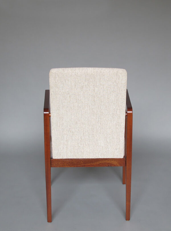 Fine French Art Deco Mahogany Arm Chair - Image 6