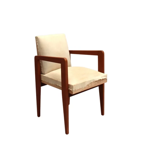 Fine French Art Deco Mahogany Arm Chair