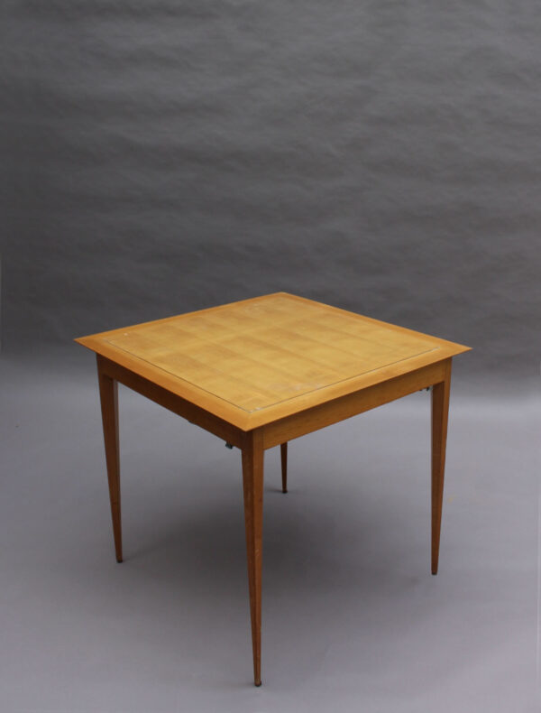Fine French Art Deco Game / Occasional Table by Rinck - Image 11