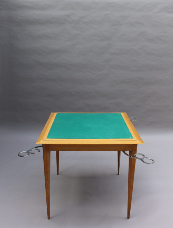 Fine French Art Deco Game / Occasional Table by Rinck - Image 8
