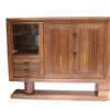 Fine Large French 1930s Oak Cabinet by Dudouyt