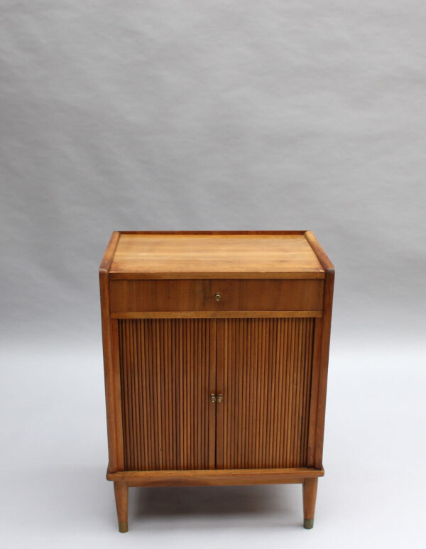 Fine French Art Deco Roller Doors Music Cabinet - Image 7