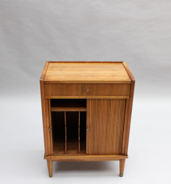 Fine French Art Deco Roller Doors Music Cabinet - Image 6