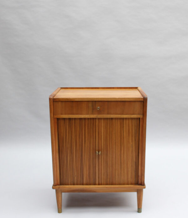 Fine French Art Deco Roller Doors Music Cabinet - Image 2