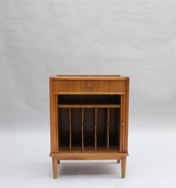 Fine French Art Deco Roller Doors Music Cabinet - Image 5