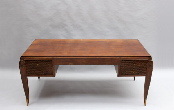 Fine French 1940s Desk and Cabinet by Jean Pascaud - Image 3