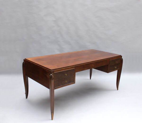 Fine French 1940s Desk and Cabinet by Jean Pascaud - Image 4