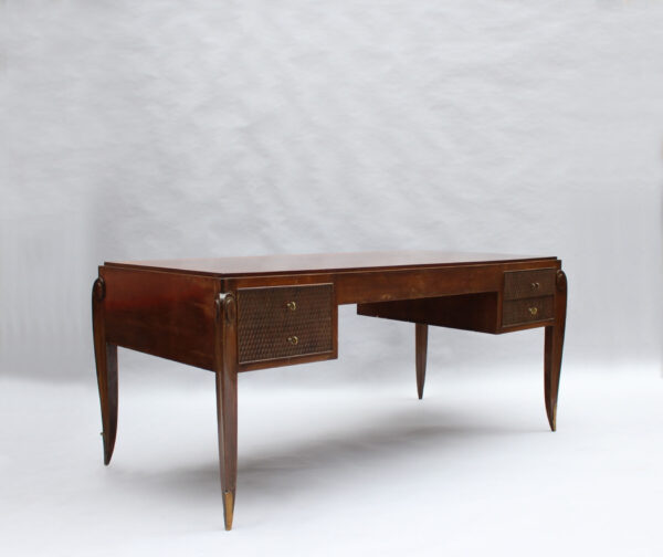 Fine French 1940s Desk and Cabinet by Jean Pascaud - Image 5