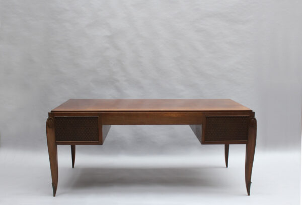 Fine French 1940s Desk and Cabinet by Jean Pascaud - Image 7