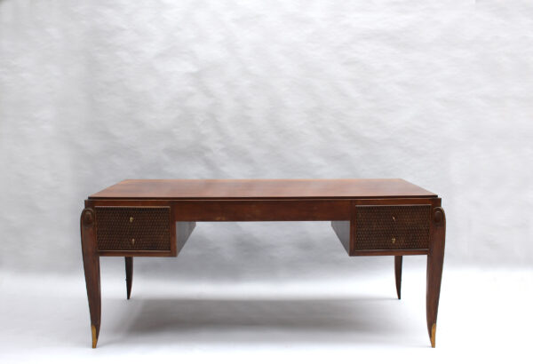 Fine French 1940s Desk and Cabinet by Jean Pascaud - Image 2