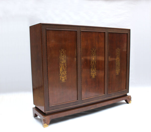 Fine French 1940s Desk and Cabinet by Jean Pascaud - Image 13