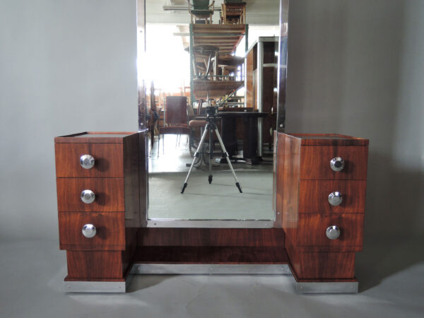 Fine French Art Deco Dressing Table, Vanity - Image 3