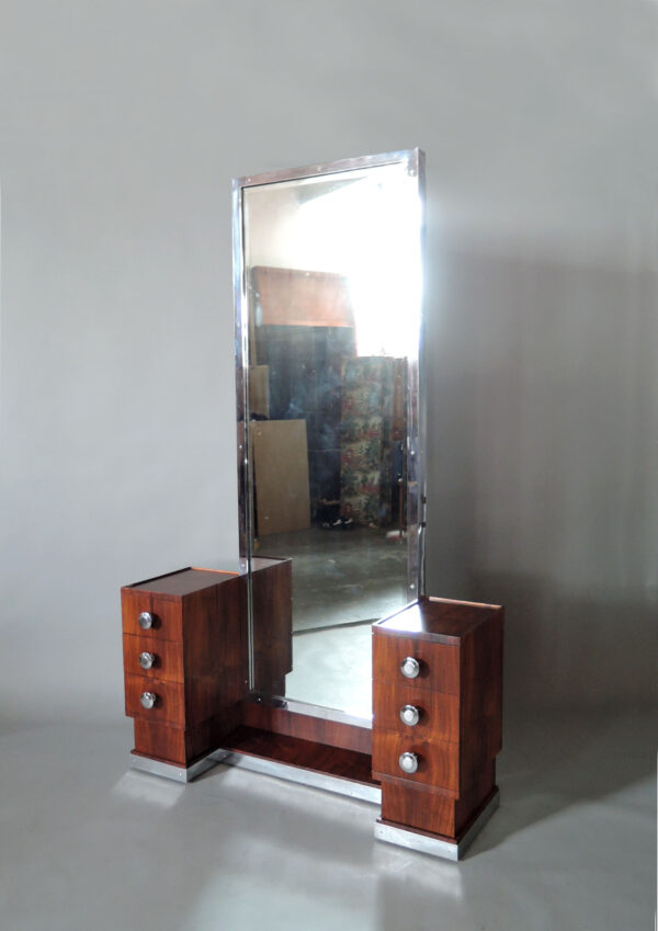 Fine French Art Deco Dressing Table, Vanity - Image 4