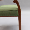 Pair of Fine French 1940s Mahogany Armchairs by Jules Leleu