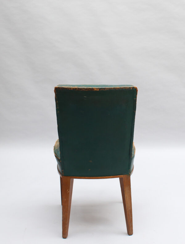 2 Fine French 1930s Oak Side Chairs - Image 10