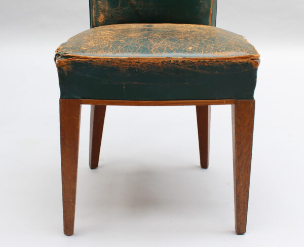 2 Fine French 1930s Oak Side Chairs - Image 13