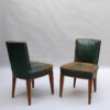 2 Fine French 1930s Oak Side Chairs