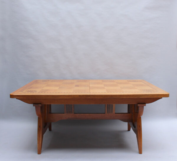 Fine French 1920's Rectangular Dining Table by Paul Huillard - Image 3