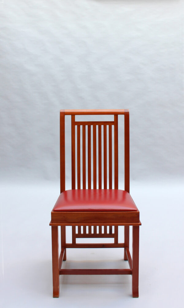 Pair of Frank Lloyd Wright "Coonley 2" Chairs, Cassina Edition - Image 6