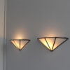 Rare Pair of French 1920s Wall Lights by Jean Perzel