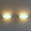 Set of 4 Fine French Art Deco Glass and Bronze Wall Lights by Perzel