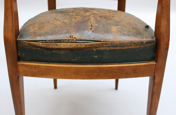 Fine French 1930s Desk Chair Attributed to Alfred Porteneuve - Image 12