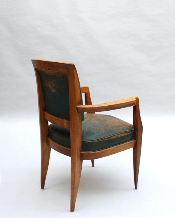 Fine French 1930s Desk Chair Attributed to Alfred Porteneuve - Image 5