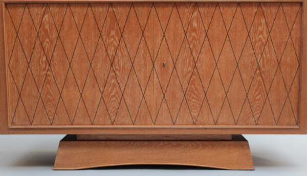 Fine French 1950s 2 Doors Lime Oak Buffet - Image 12