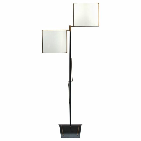 Fine French 1950s Rotating Floor Lamp by Lunel