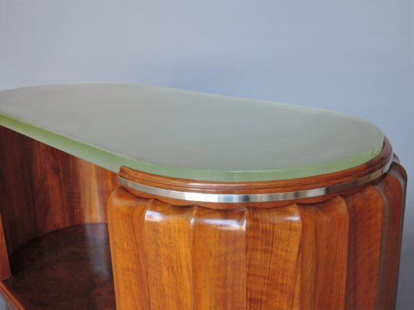 Fine French Art Deco Two-Tier Coffee Table by Haentges - Image 7