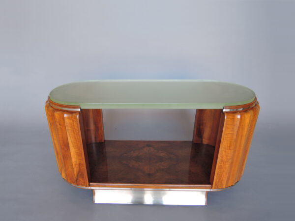 Fine French Art Deco Two-Tier Coffee Table by Haentges - Image 5