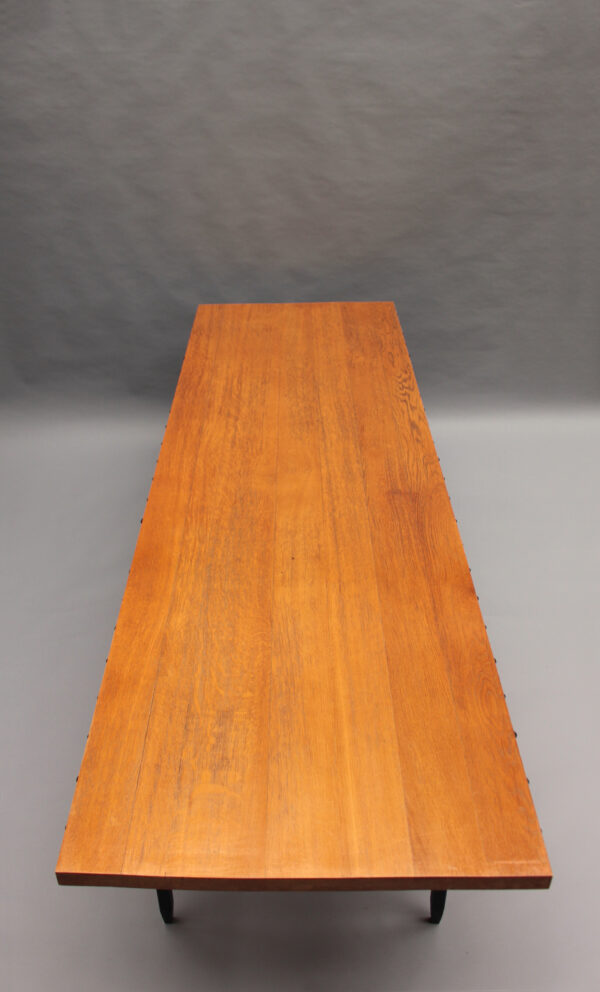 French 1960s Dining Table by Jean Touret & the Artisans of Marolles - Image 4