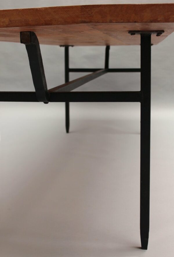 French 1960s Dining Table by Jean Touret & the Artisans of Marolles - Image 13