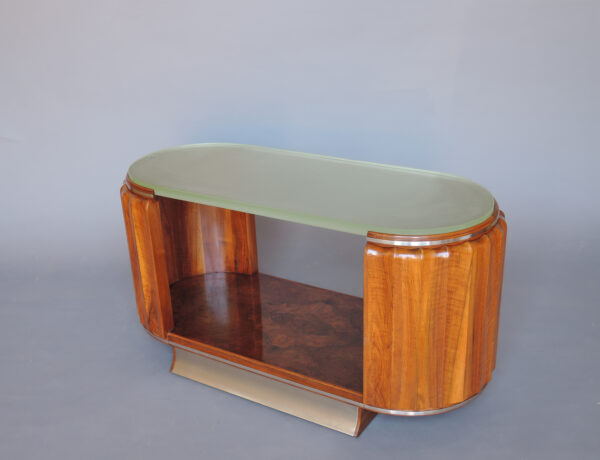 Fine French Art Deco Two-Tier Coffee Table by Haentges - Image 6