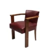 Fine French Art Deco Beech Wood Desk Chair