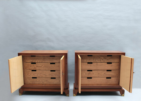 A Pair of Fine French Art Deco Rosewood Cabinets/Commodes by Jean Pascaud - Image 10