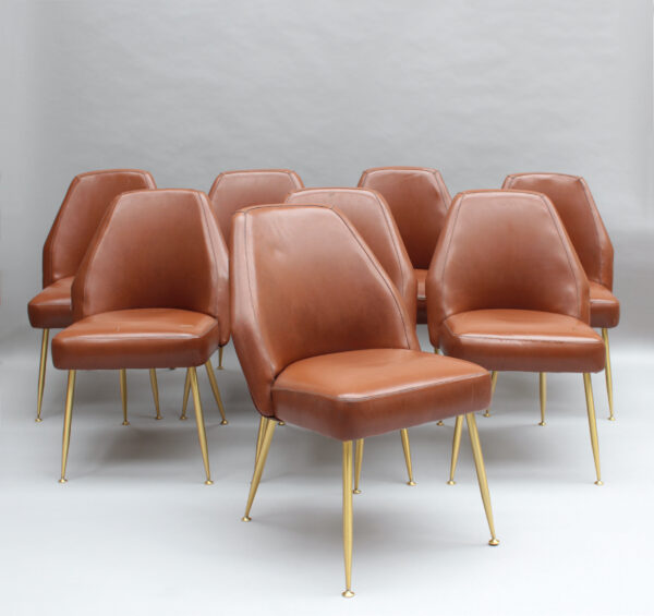 Set of 8 Fine 1950s Dining Campanula Chairs by Carlo Pagani for Arflex - Image 3