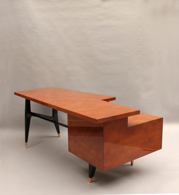 Fine French Mid-Century Lacquered Desk by Raphael - Image 10