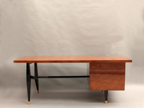 Fine French Mid-Century Lacquered Desk by Raphael - Image 11