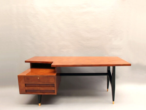 Fine French Mid-Century Lacquered Desk by Raphael - Image 4