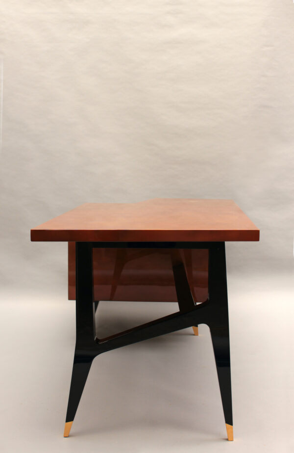 Fine French Mid-Century Lacquered Desk by Raphael - Image 13