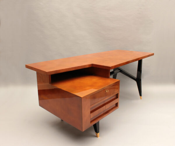 Fine French Mid-Century Lacquered Desk by Raphael - Image 6